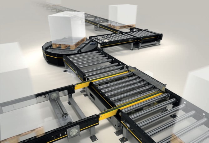 Transportadores de Pallets Modulares. Modular Pallet Platform