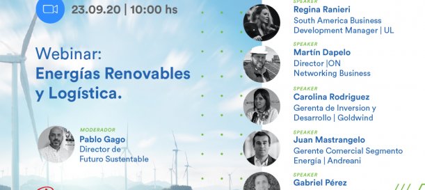 Andreani anuncia webinar sobre energías renovables
