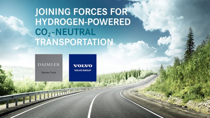 Volvo y Daimler Truck firman acuerdo para producción de celdas de combustible