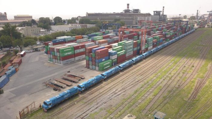 El Puerto de Buenos Aires incrementó un 80% el tráfico ferroviario