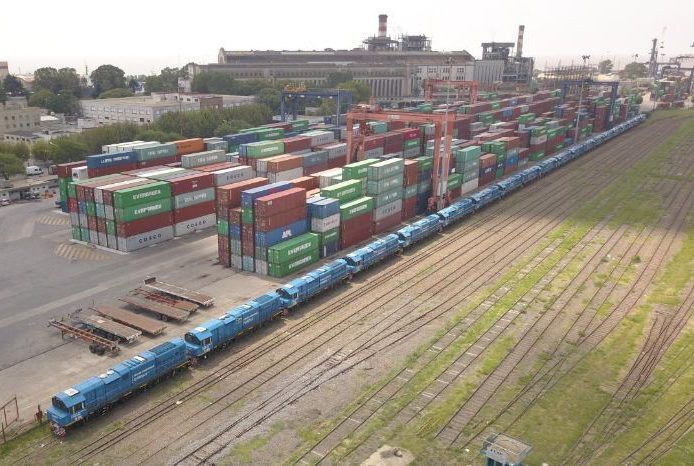 El Puerto de Buenos Aires incrementó un 80% el tráfico ferroviario