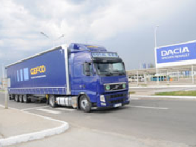 Gefco creó solución logística multimodal para Dacia