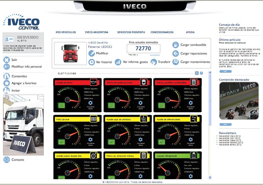 Iveco Control, nueva herramienta online