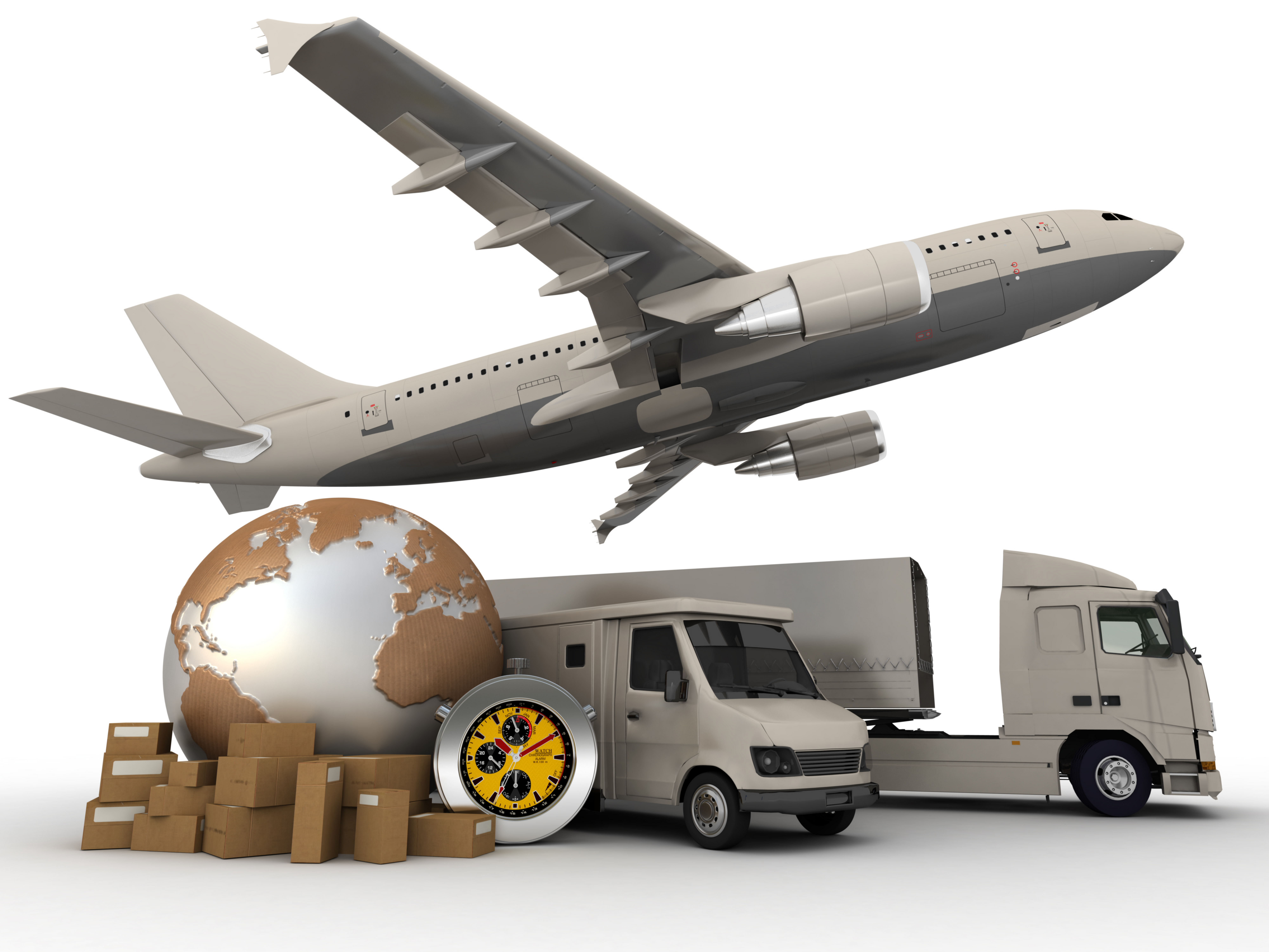 Disminuyó la carga transportada por avión, ferrocarril y camiones
