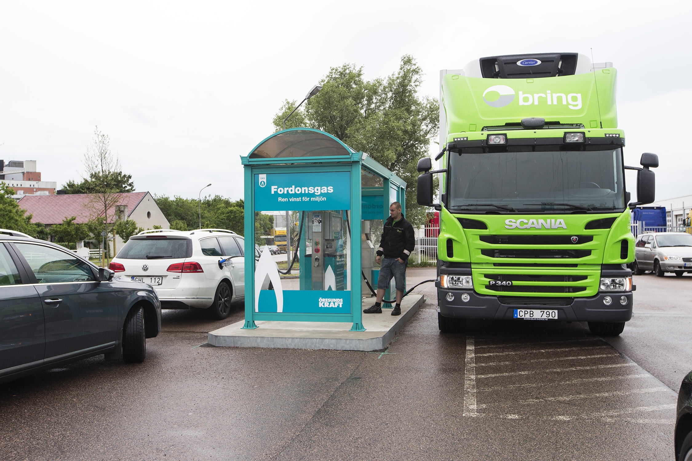 Scania presenta el primer camión impulsado a biogás