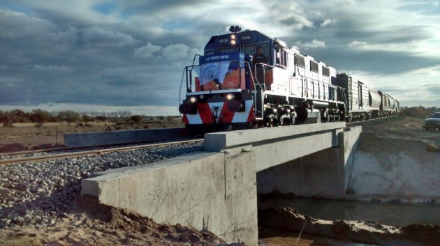 San Luis reestableció el tren de cargas en la Zona de Actividades Logísticas