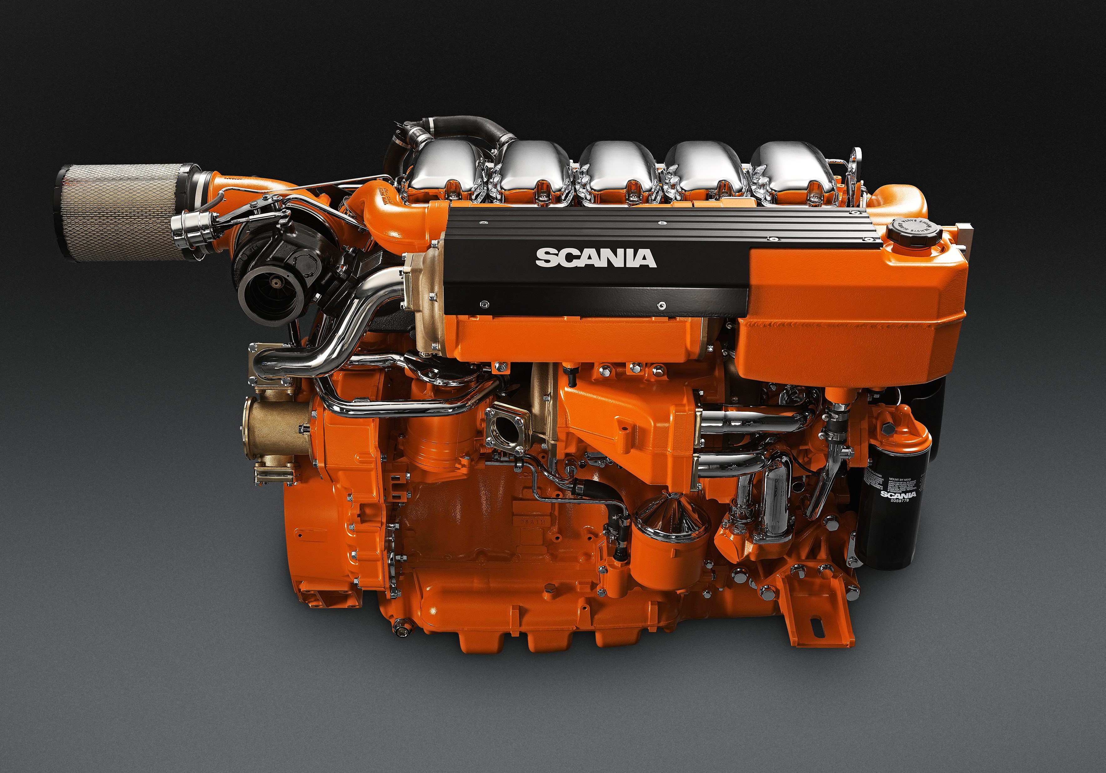 Scania lanza su nueva linea de motores marinos
