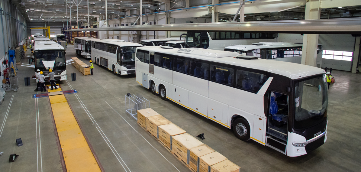 Scania produce buses en la India