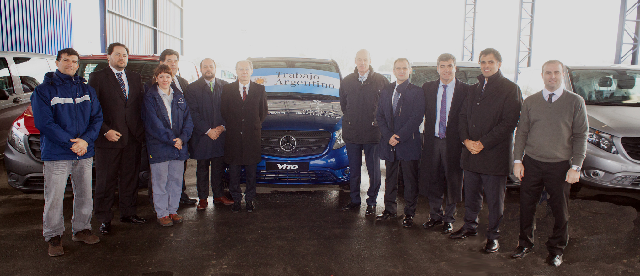 Mercedes-Benz inauguró playa de logística de vehículos