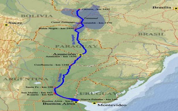 La Hidrovía Paraguay-Paraná podría convertirse en el centro logístico del sur