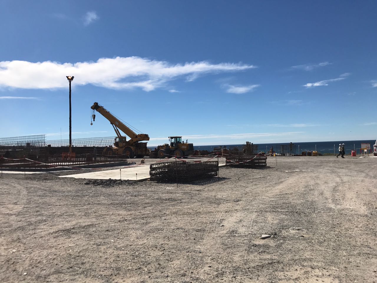 Comenzaron las obras del muelle Storni en Puerto Madryn