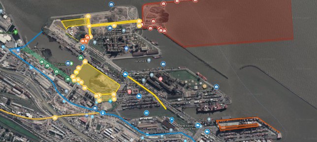 Puerto Buenos Aires lanzó mapa dinámico de obras