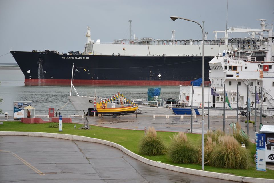 Puerto de Bahía Blanca exporta GNL a Brasil