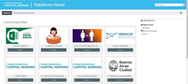 Ferroviarios retoman sus estudios vía Campus Virtual
